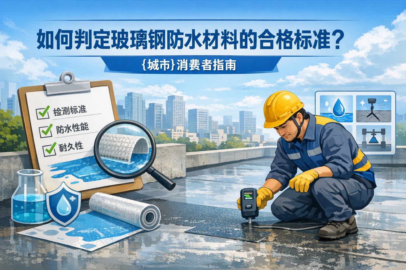 如何判定玻璃钢防水材料的合格标准? 新乡 消费者指南