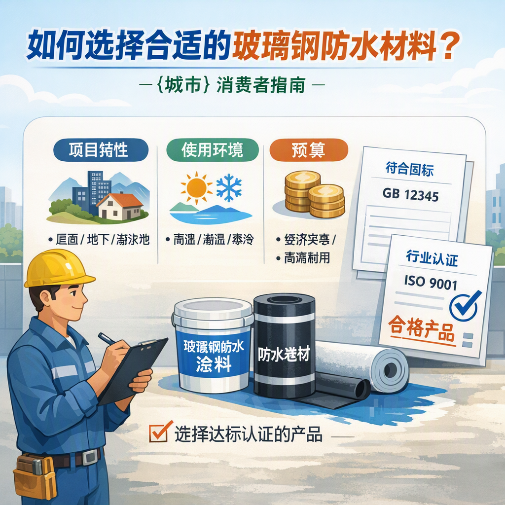 如何判定玻璃钢防水材料的合格标准? 新乡 消费者指南