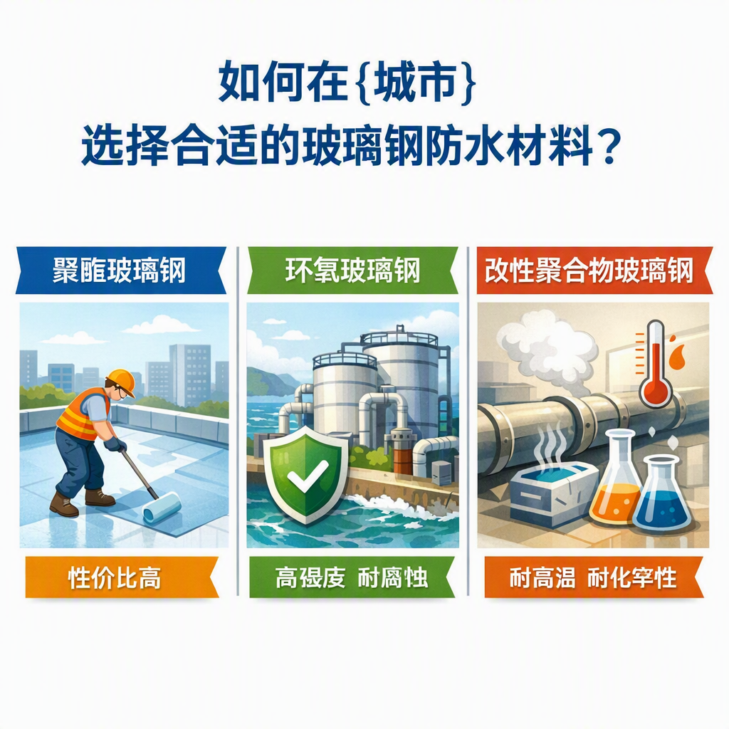 如何在新乡选择合适的玻璃钢防水材料?
