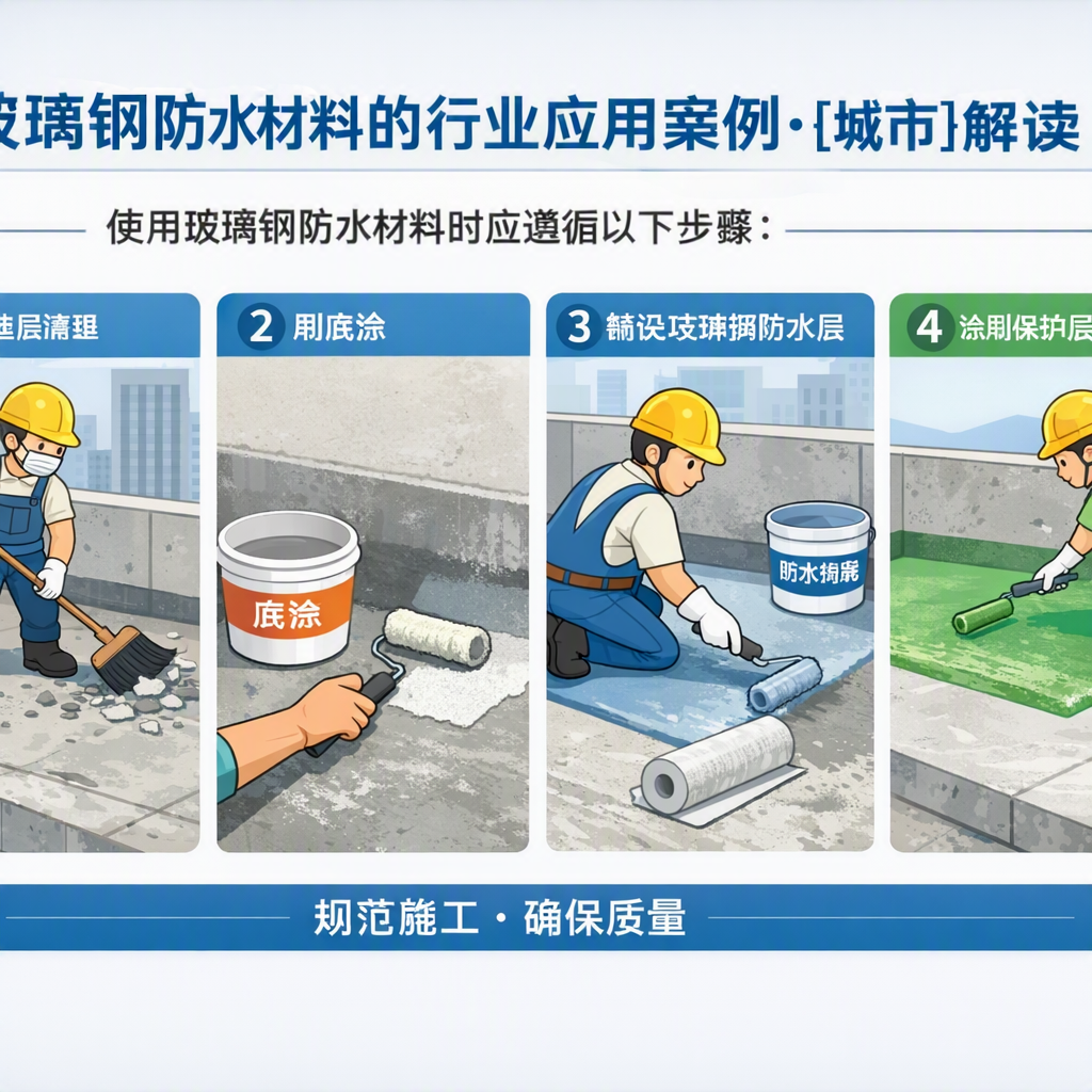 玻璃钢防水材料的行业应用案例，新乡解读