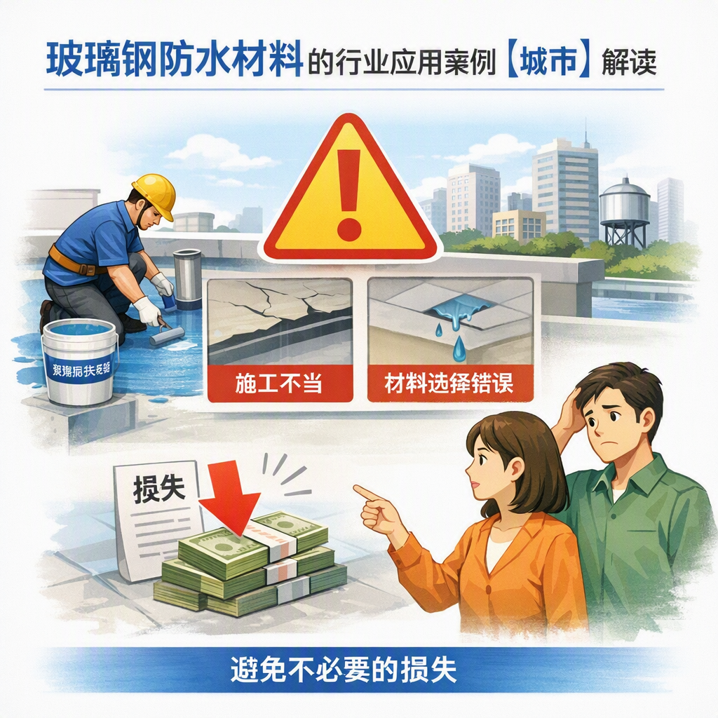 玻璃钢防水材料的行业应用案例，新乡解读